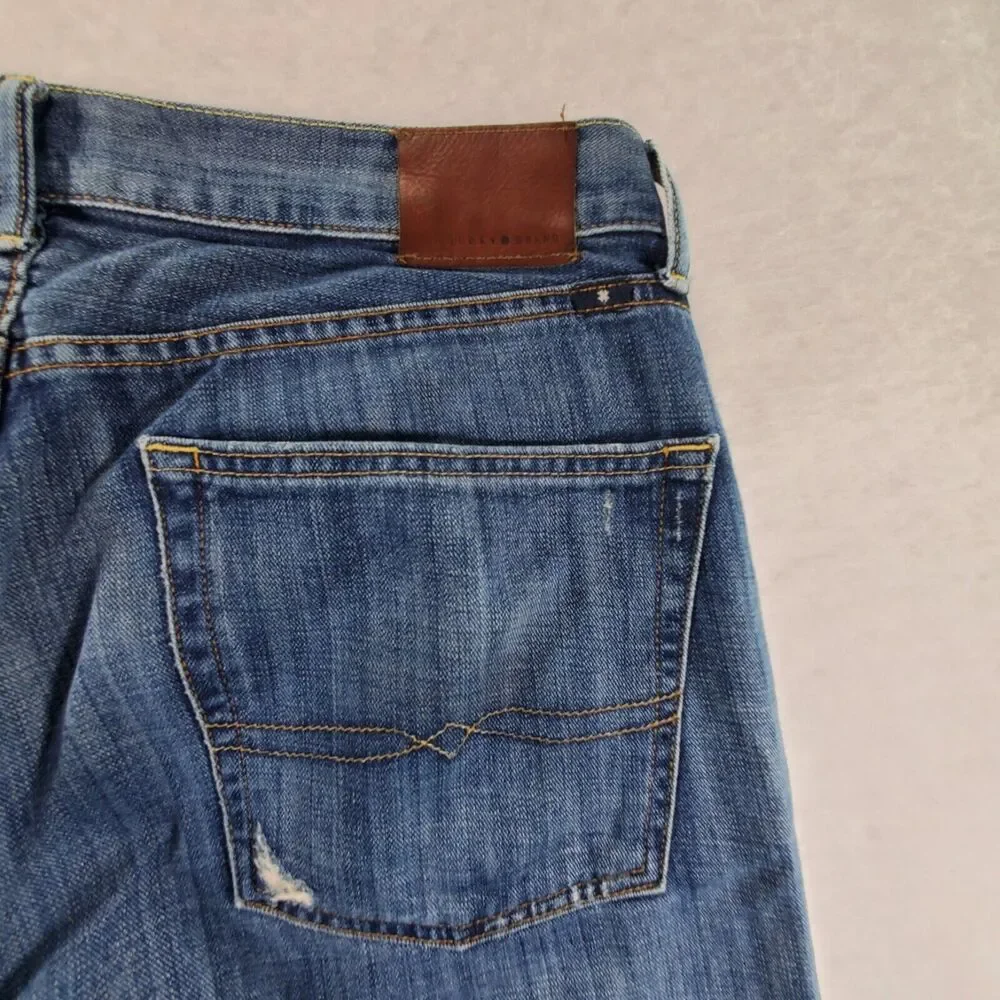 36x30 (actual 38x31) Lucky Jeans 221 Original Straight Men's Medium Wash Denim